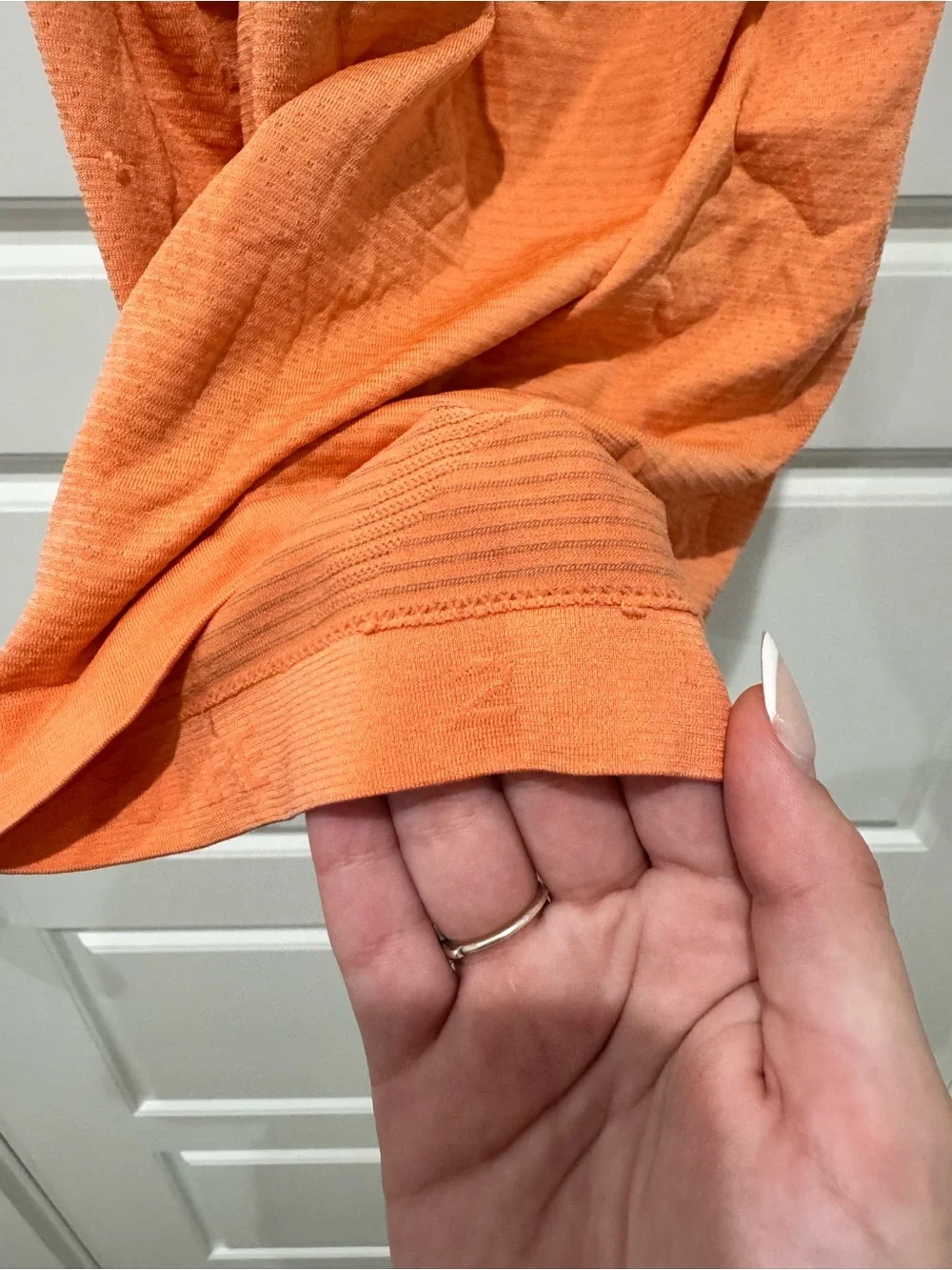 lululemon athletica Orange Swiftly Tech Tank